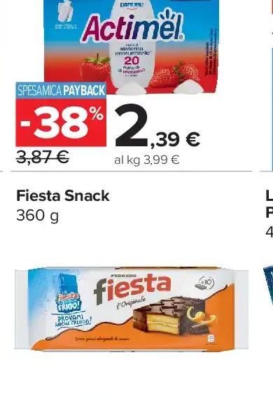 Yogurt Actimel gusti assortiti