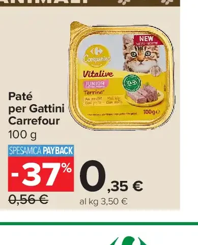 Paté per gattini Carrefour