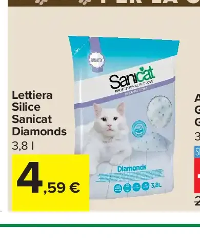 Lettiera silice Sanicat Diamonds
