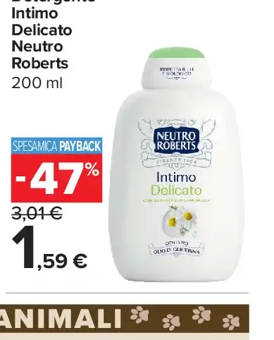 Detergente intimo Neutro Roberts