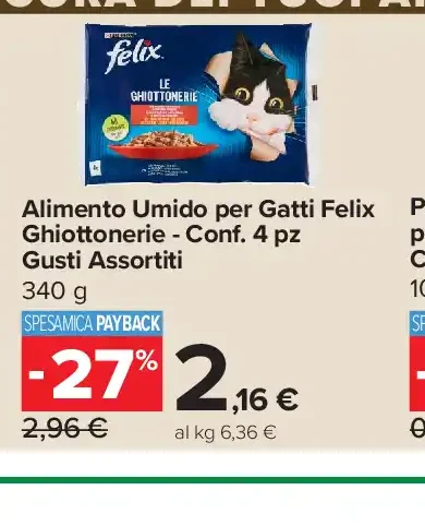 Alimento umido per gatti Felix Ghiottonerie