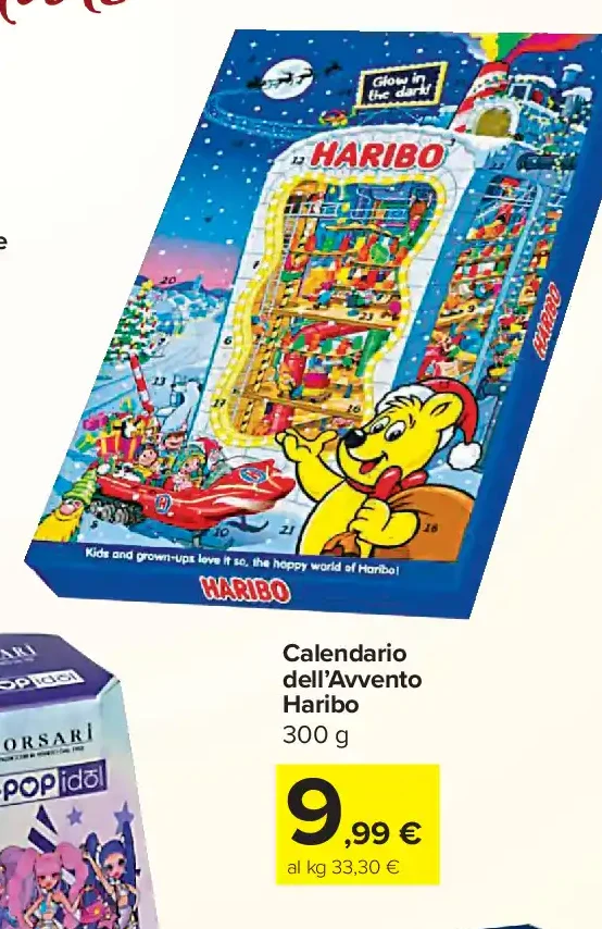 Calendario dell'Avvento Haribo