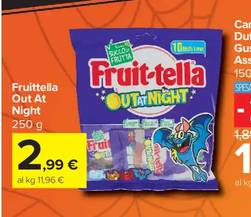 Fruit-tella Out at Night