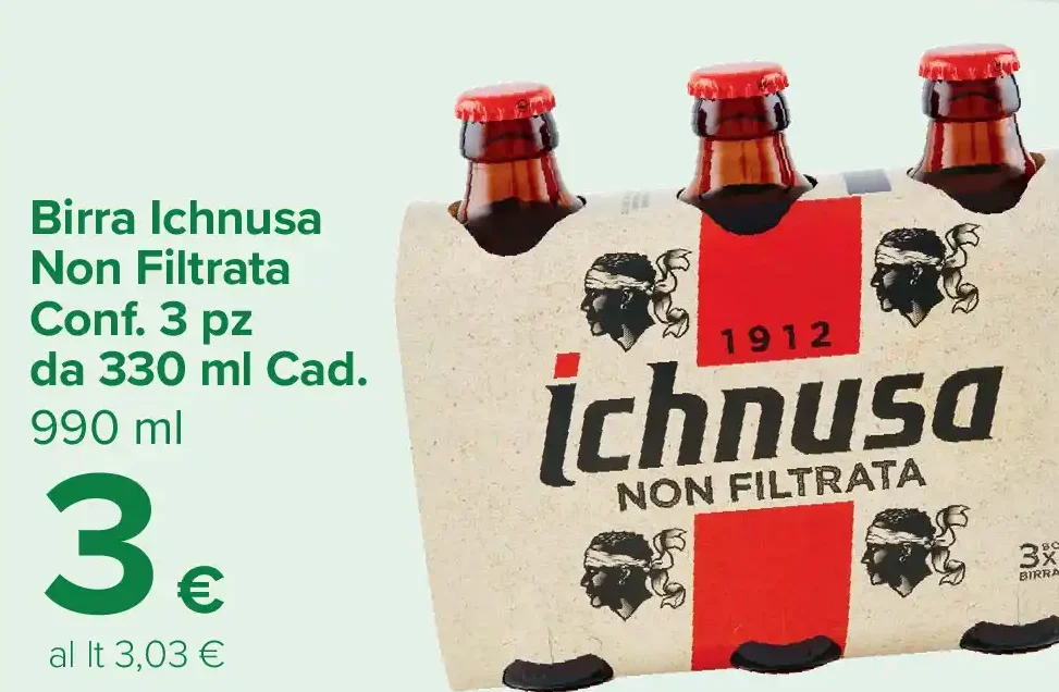 Birra Ichnusa Non Filtrata