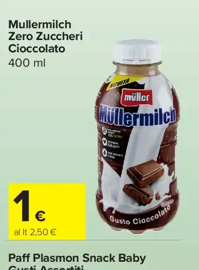 Muller Milch Zero Zuccheri Cioccolato