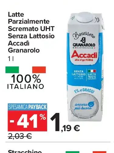 Latte parzialmente scremato UHT