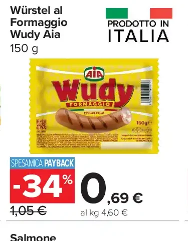 Würstel al formaggio