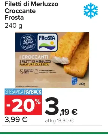 Filetti di merluzzo