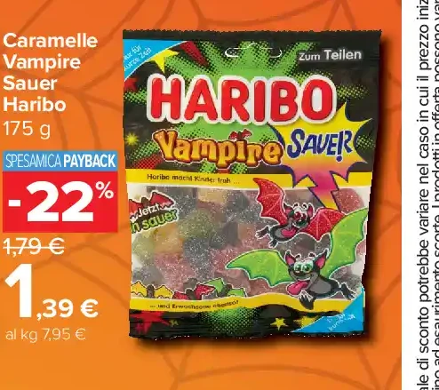 Caramelle Vampire Sauer Haribo