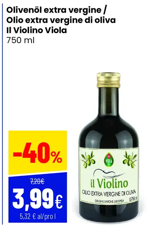 Olio extra vergine di oliva Il Violino Viola