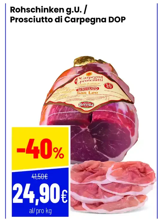Prosciutto di Carpegna DOP