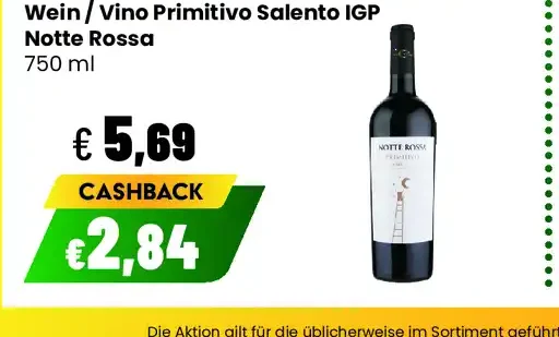 Vino Primitivo Salento IGP Notte Rossa