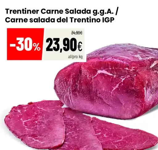Carne salada del Trentino IGP