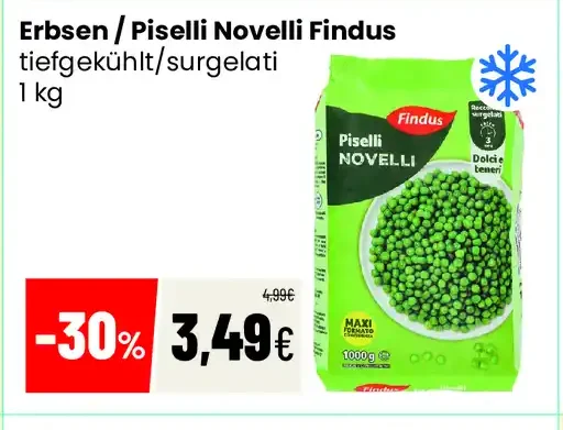 Piselli Novelli Findus