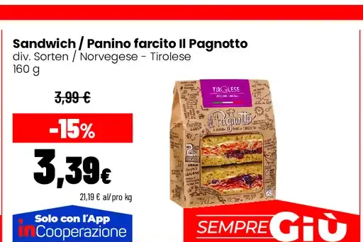 Panino farcito Il Pagnotto