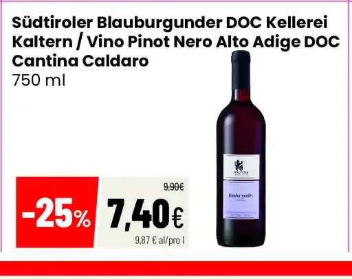 Pinot Nero Alto Adige DOC Cantina Caldaro
