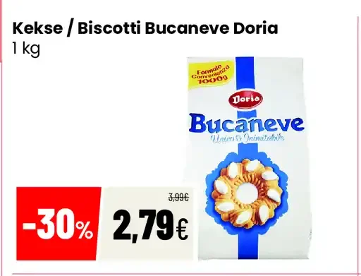 Biscotti Bucaneve Doria