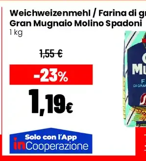 Farina di grano tenero 00 Gran Mugnaio