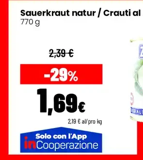 Crauti al naturale Zuccato