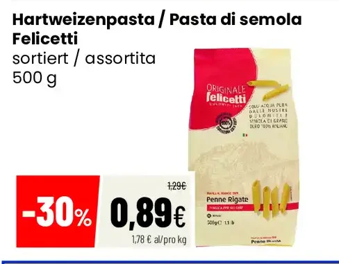 Pasta di semola Felicetti