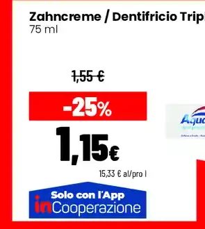Dentifricio Tripla Protezione Aquafresh
