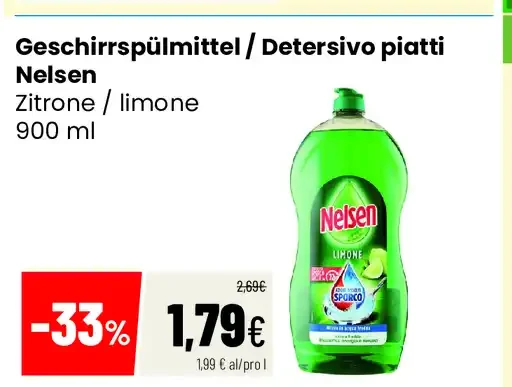Detersivo piatti Nelsen