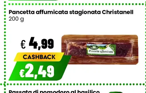 Pancetta affumicata stagionata Christanell