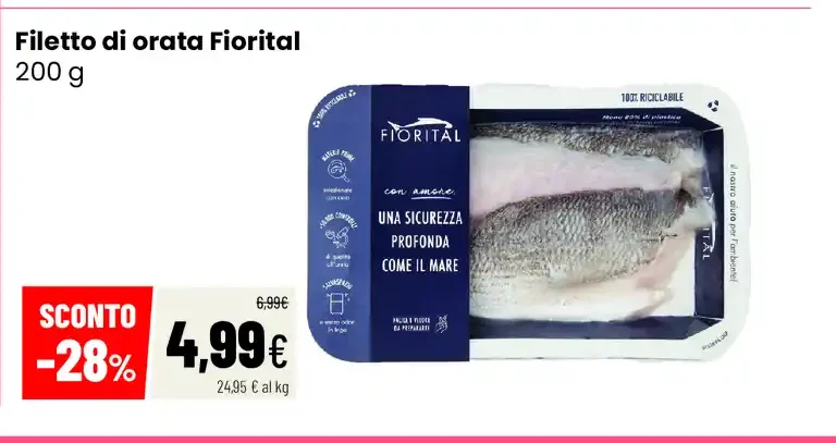 Filetto di orata Fiorital
