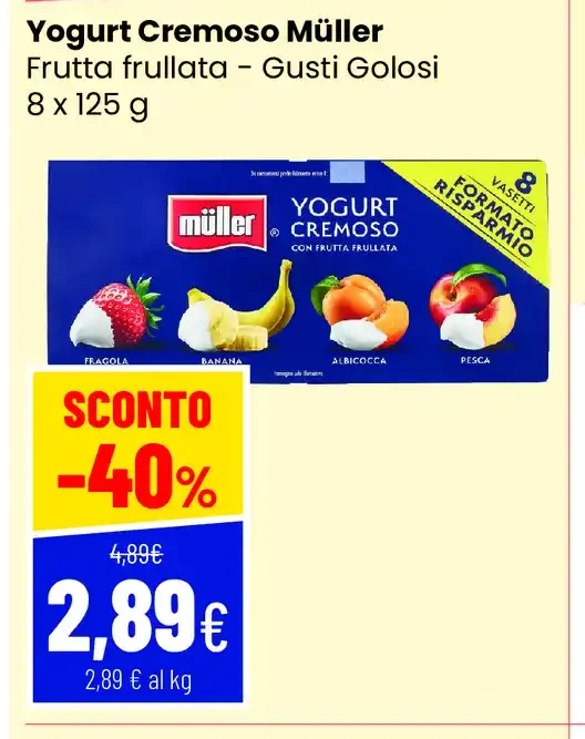 Yogurt cremoso Müller