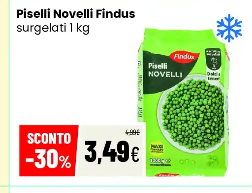 Piselli Novelli Findus