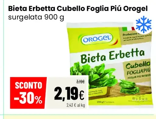 Bieta Erbetta Cubello Foglia Più Orogel