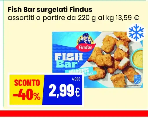 Fish Bar surgelati Findus