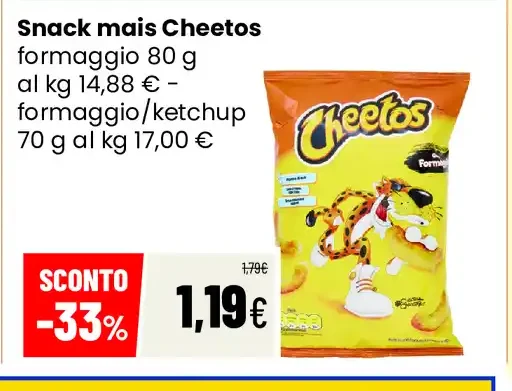 Snack mais Cheetos