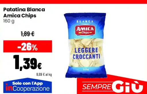 Patatina Bianca Amica Chips