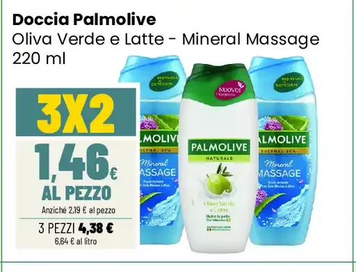 Doccia Palmolive Oliva Verde e Latte