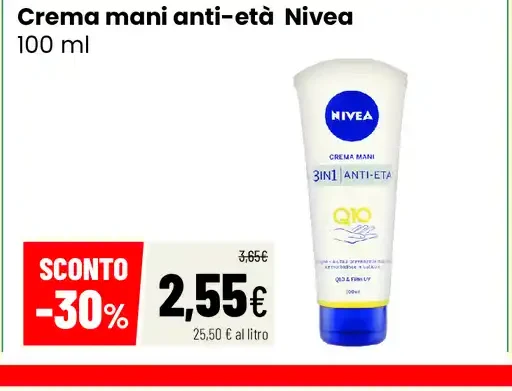 Crema mani anti-età Nivea