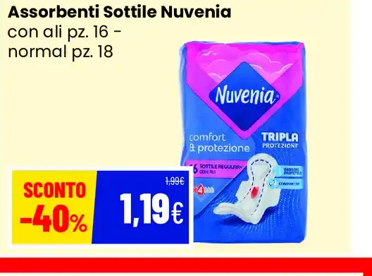 Assorbenti Sottile Nuvenia