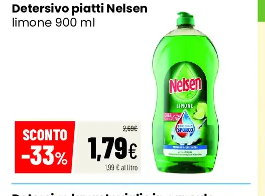 Detersivo piatti Nelsen