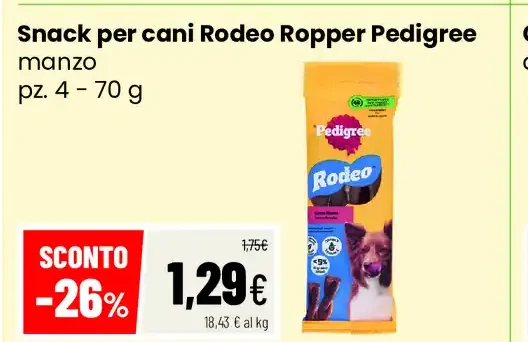 Snack per cani Rodeo Ropper Pedigree