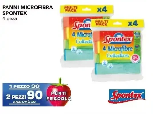 Panni microfibra Spontex
