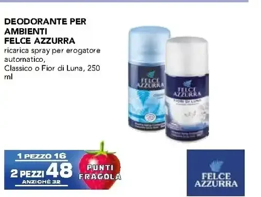 Deodorante per ambienti Felce Azzurra