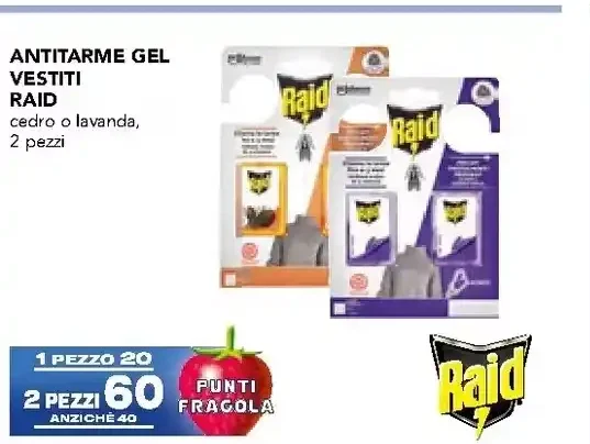 Antitarme gel Raid