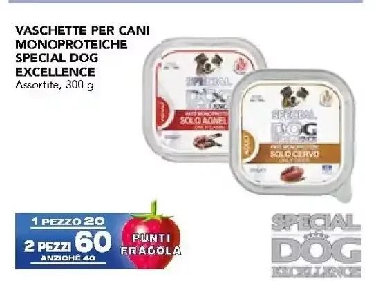Vaschette per cani Monoproteiche Special Dog Excellence