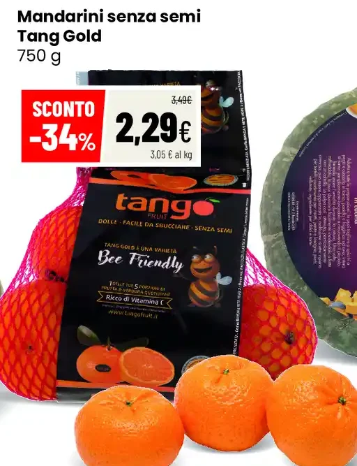 Mandarini senza semi Tang Gold