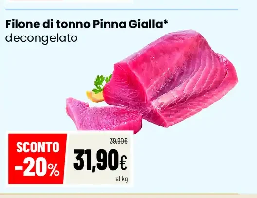 Filone di tonno Pinna Gialla
