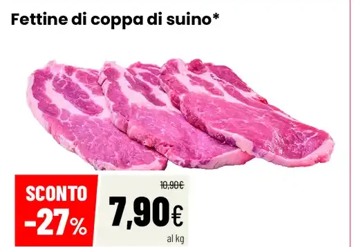 Fettine di coppa di suino