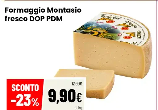 Formaggio Montasio fresco DOP PDM