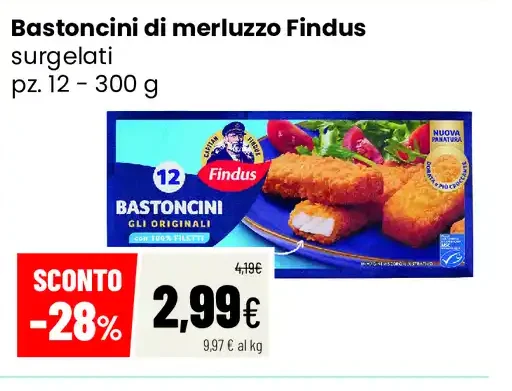 Bastoncini di merluzzo