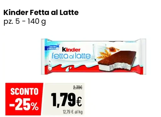 Kinder Fetta al Latte