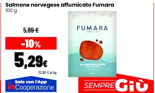 Salmone norvegese affumicato